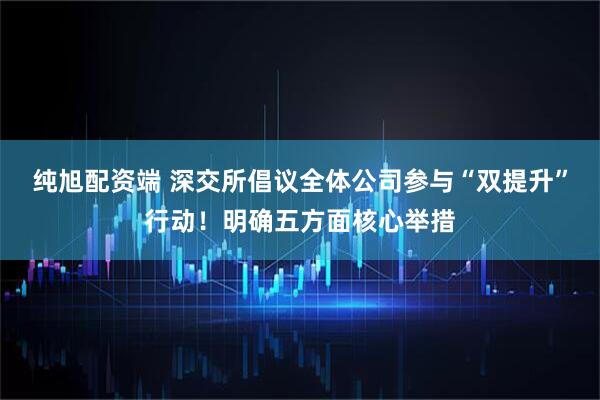 纯旭配资端 深交所倡议全体公司参与“双提升”行动！明确五方面核心举措