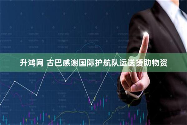 升鸿网 古巴感谢国际护航队运送援助物资